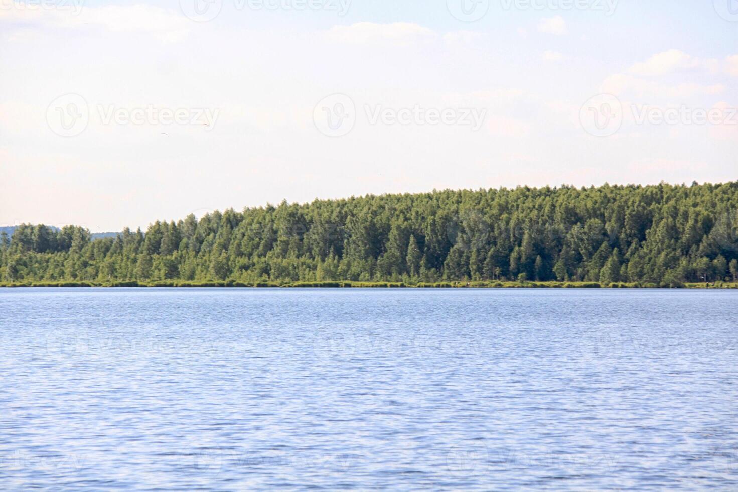 Izhbulat - lake near Forest photo