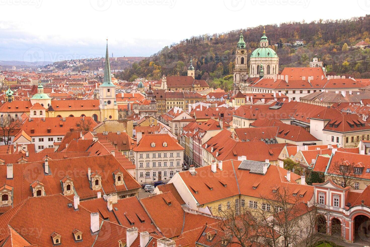 Old Prague city view photo