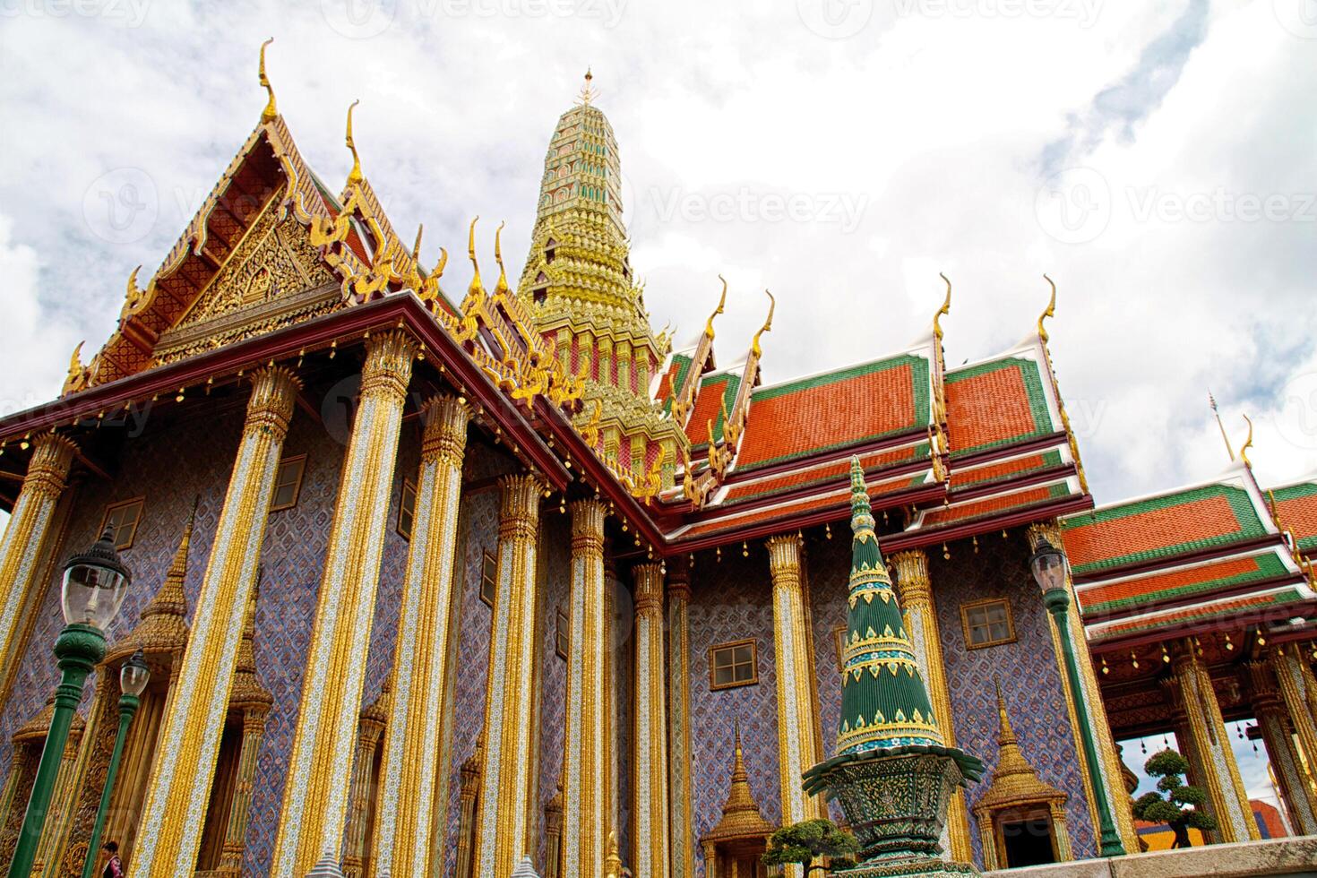 Detail of Grand Palace in Bangkok, Thailand photo