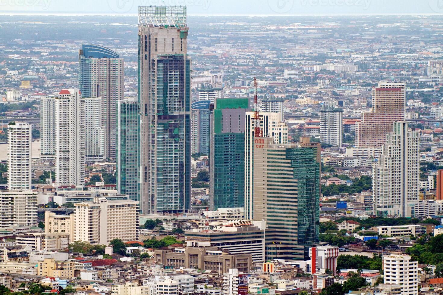 BANGKOK - SEPTEMBER 15  Bangkok city view September 15, 2011 in Bangkok. City view from the skyscrapper photo