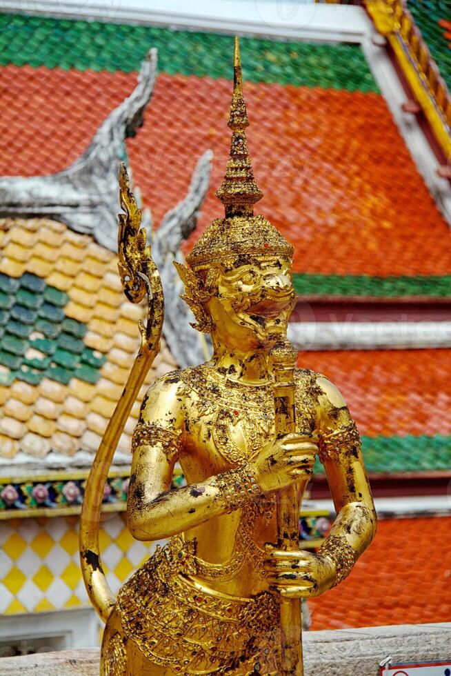 Detail of Grand Palace in Bangkok, Thailand photo