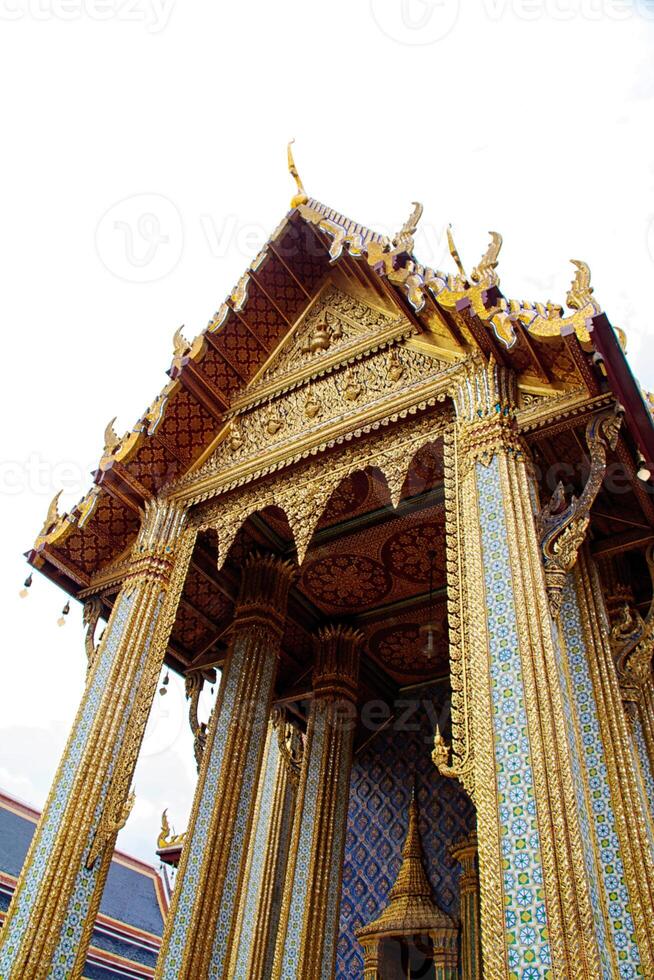 Detail of Grand Palace in Bangkok, Thailand photo