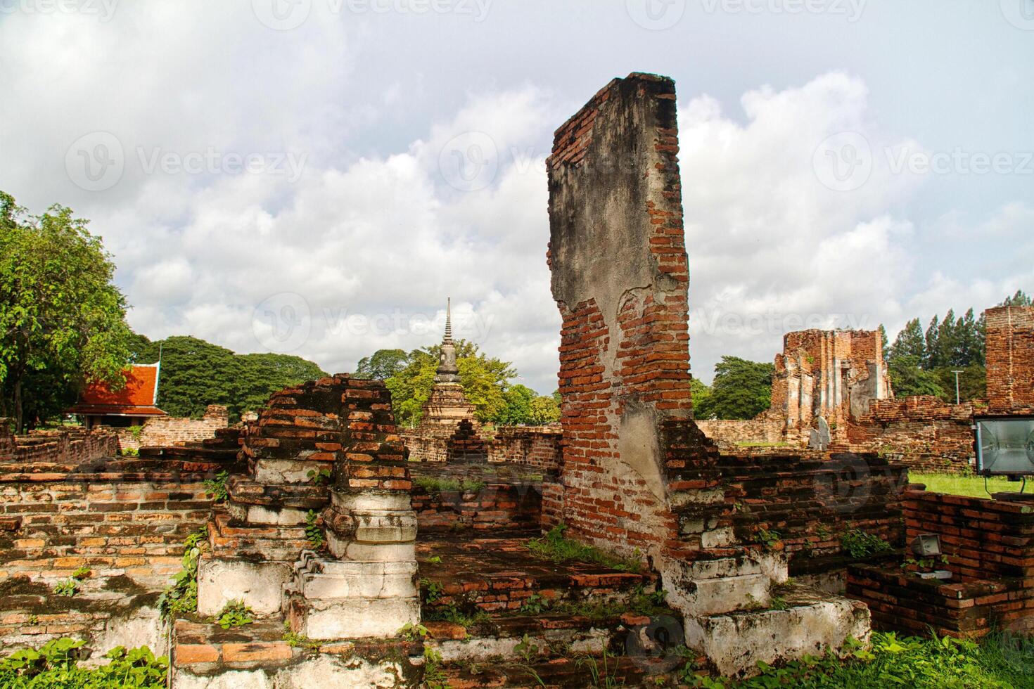 Pagoda at Wat Chaiwattanaram Temple, Ayutthaya, Thailand photo