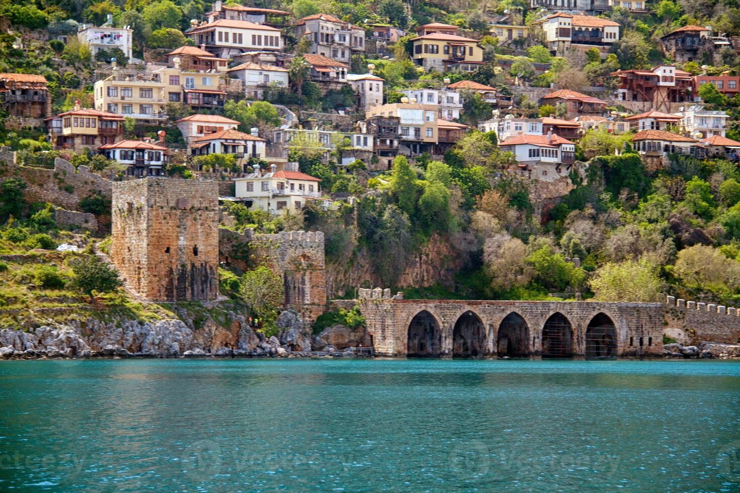 alanya castle view photo
