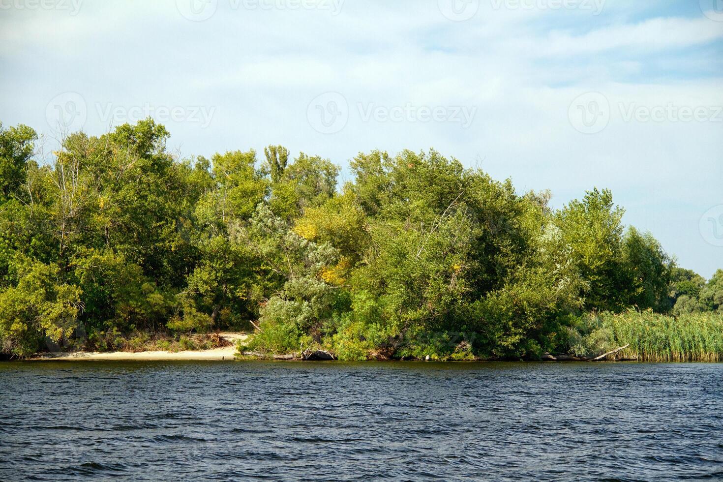 Dnipro river coast photo