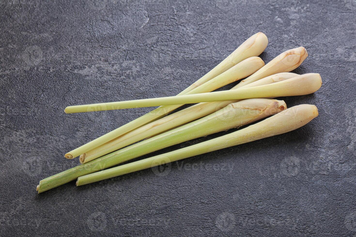 Raw lemongrass stem aroma for cooking photo