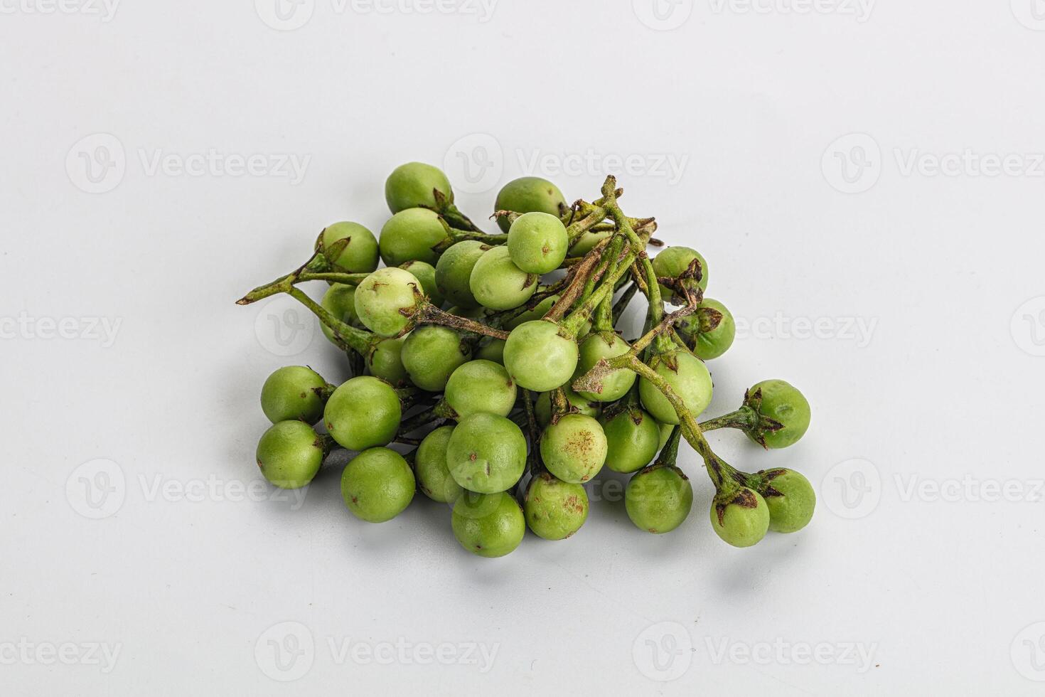 Raw ripe wild pea eggplant photo