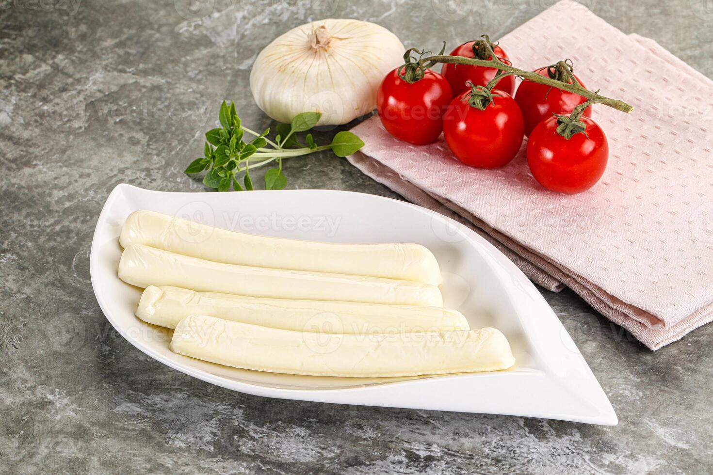 Mozzarella cheese stick heap snack photo