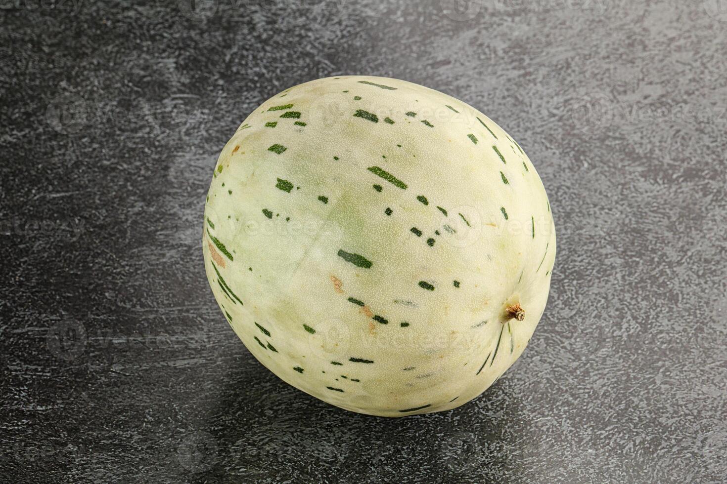 Ripe sweet juicy Dalmatin melon photo