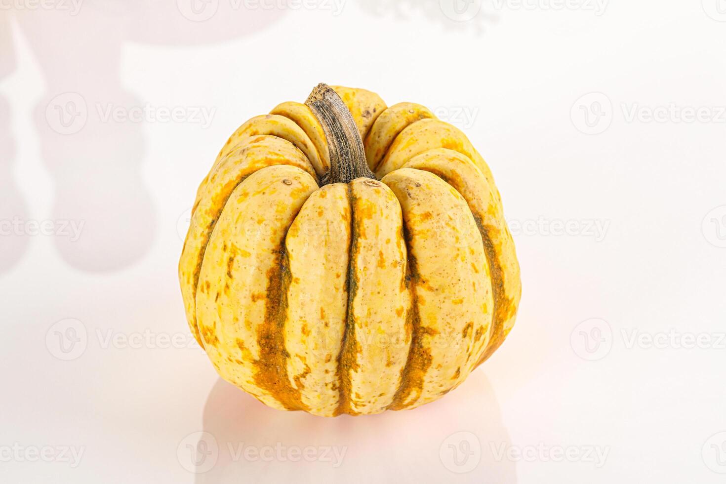Decorative ripe Pumpkin isolated background photo
