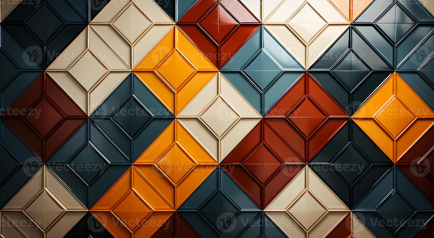 AI generated Vinyl pattern tile for home decoration that is used on floors photo