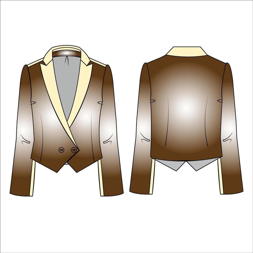 Beautiful young woman in a man's suit Portrait of young confident man against Young man wearing suit jacket and shirt vector