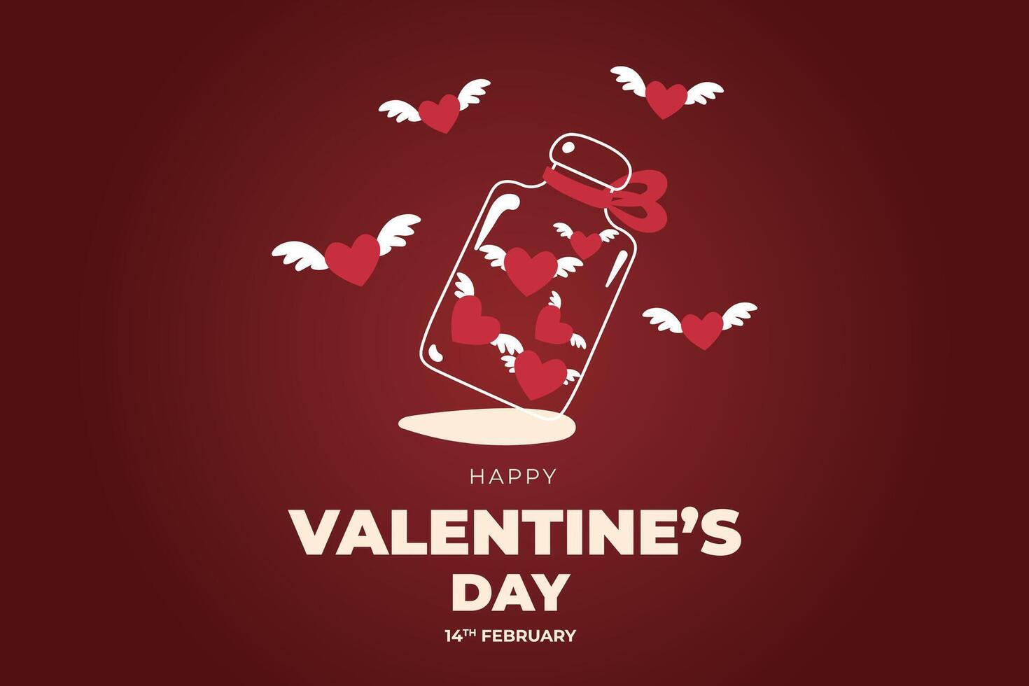 celebrar contento San Valentín día, San Valentín día corazones antecedentes. vector