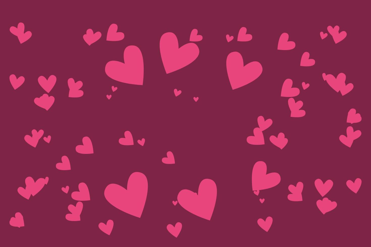 Celebrate Happy Valentine's Day, Valentine's Day hearts background. vector