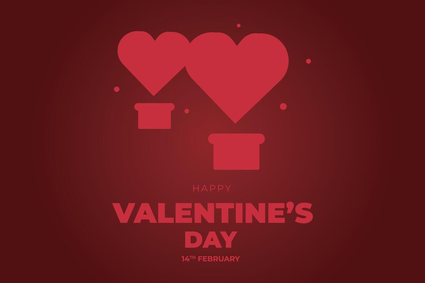 Celebrate Happy Valentine's Day, Valentine's Day hearts background. vector