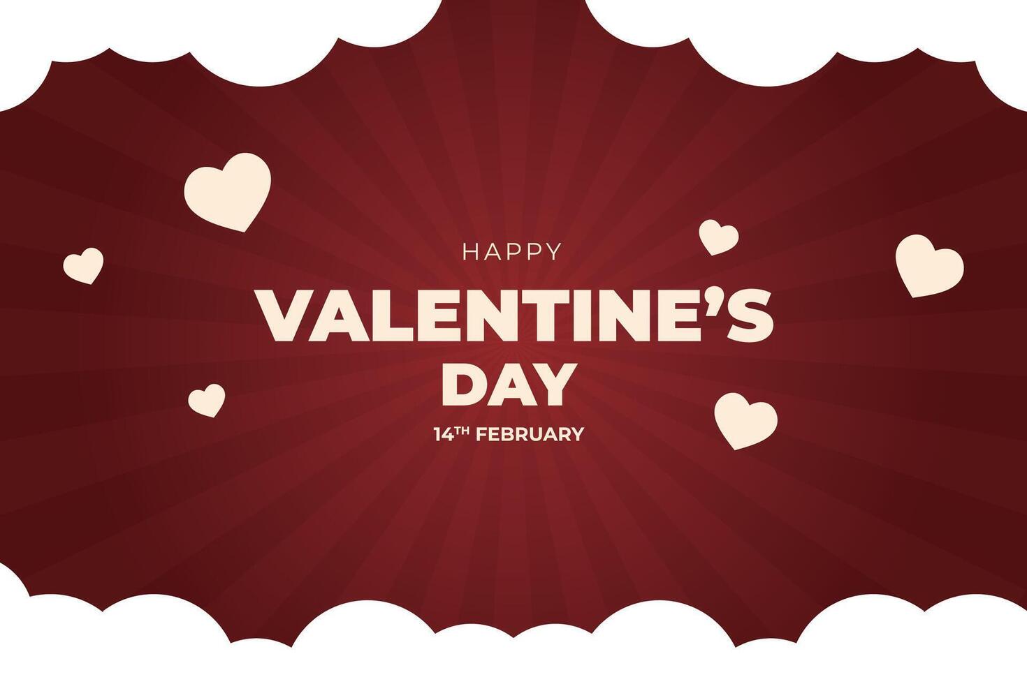 Celebrate Happy Valentine's Day, Valentine's Day hearts background. vector
