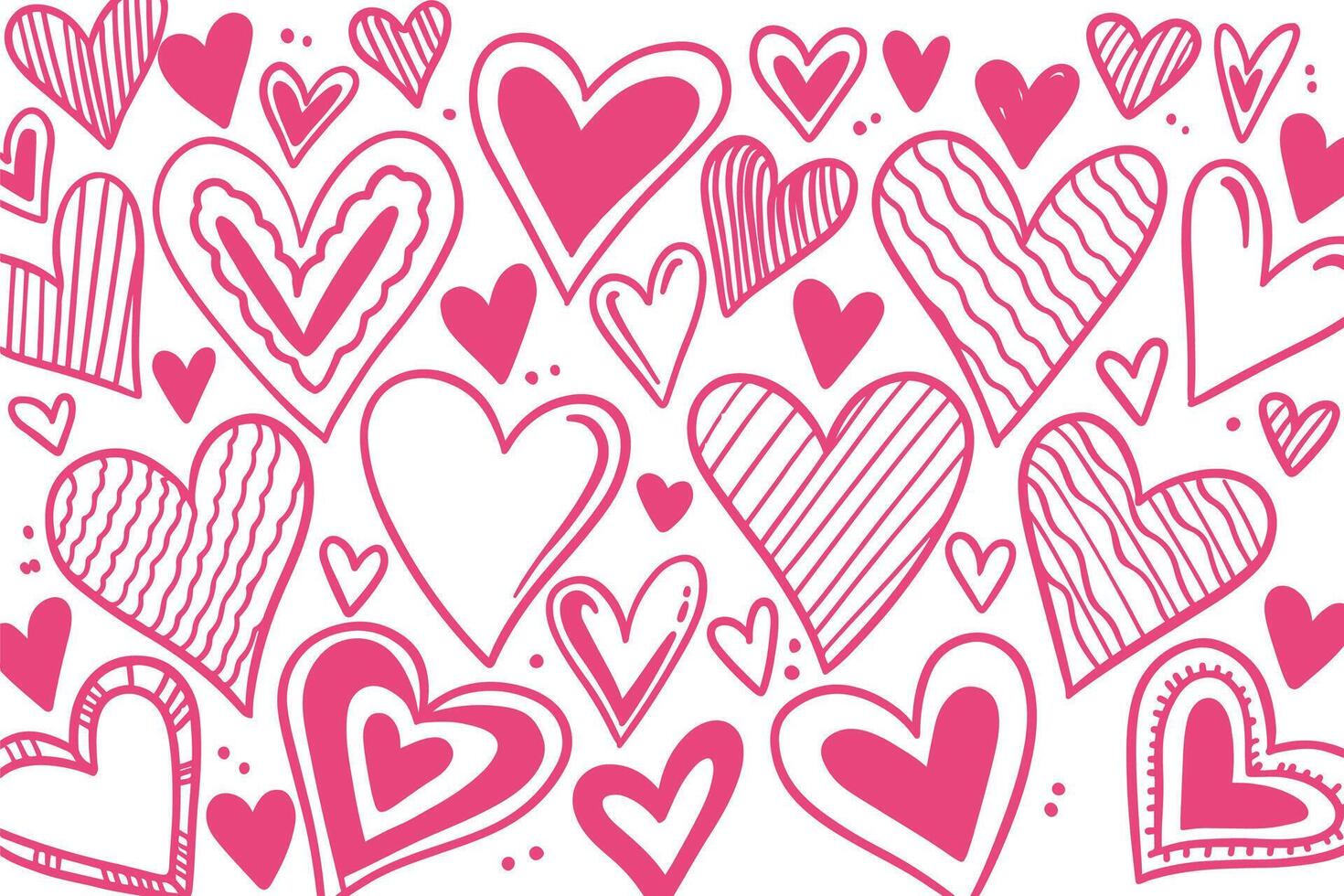 Celebrate Happy Valentine's Day, Valentine's Day hearts background. vector