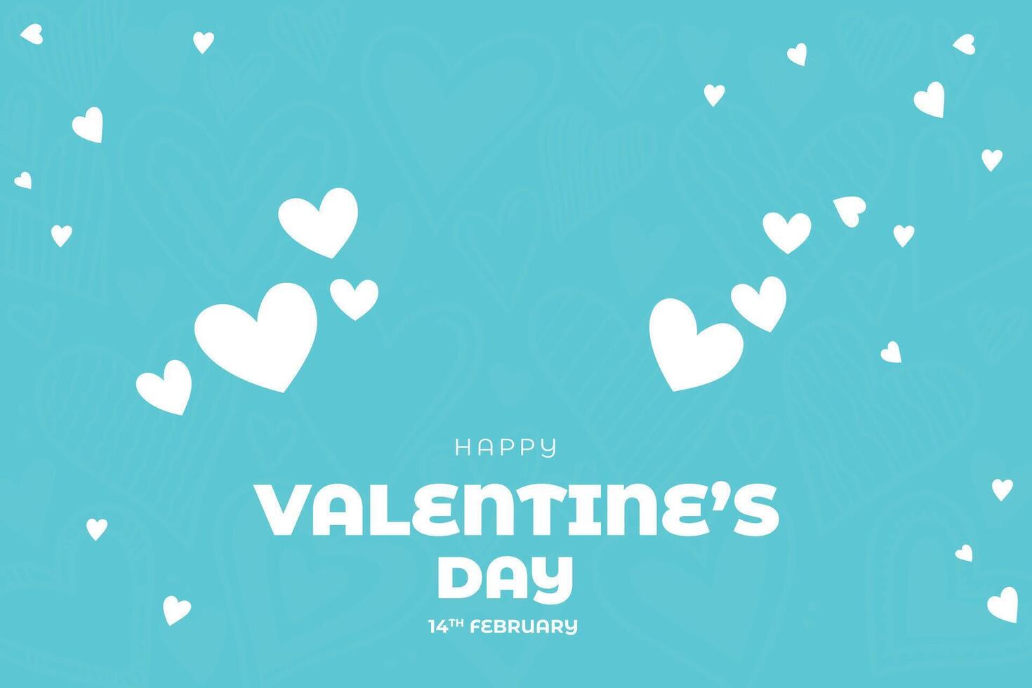 Celebrate Happy Valentine's Day, Valentine's Day hearts background. vector