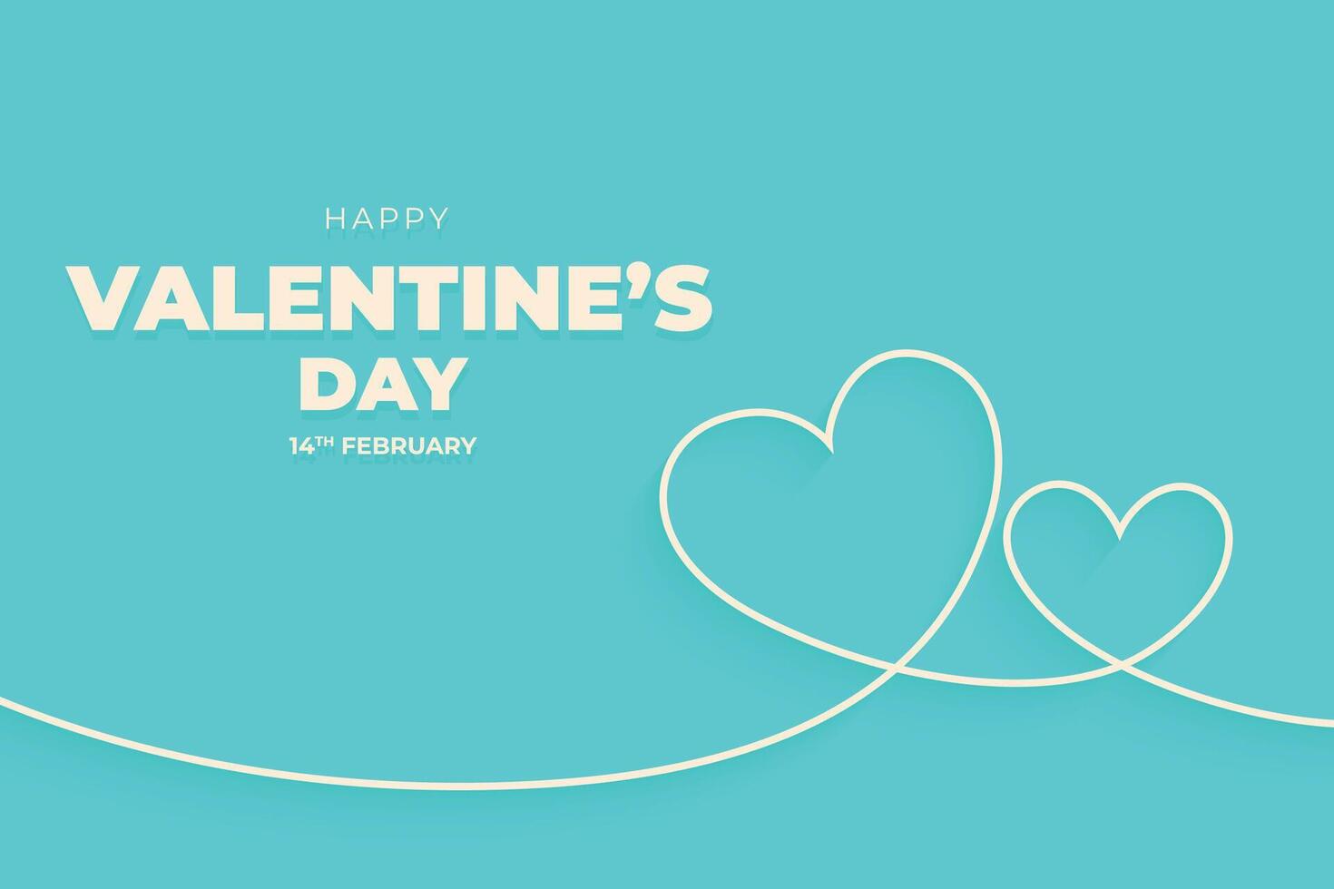 valentine's day background with hearts and gift boxes vector