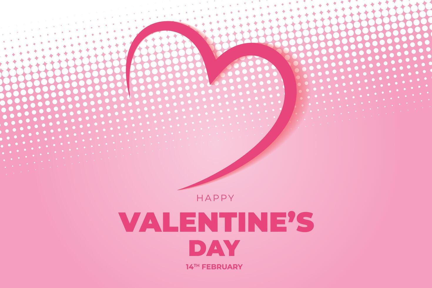 valentine's day background with red heart shaped balloons vector