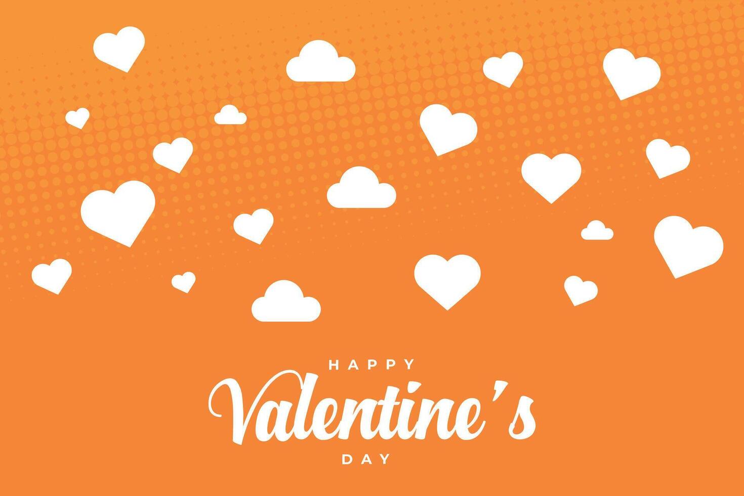 Happy Valentine s Day Valentine s Day Hearts Background 39197661 Vector Art At Vecteezy