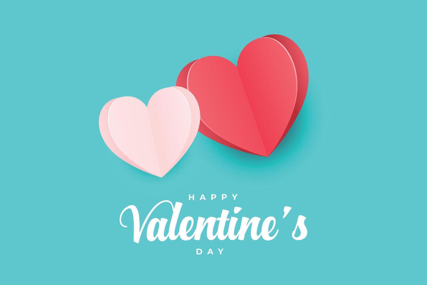 Happy Valentine's Day, Valentine's Day hearts background. vector