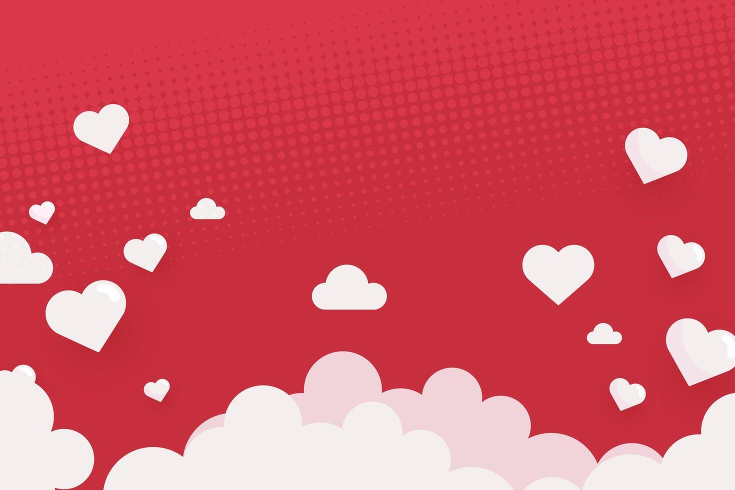 Happy Valentine's Day, Valentine's Day hearts background. vector