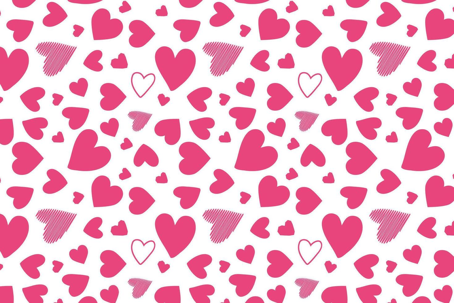 Happy Valentine's Day, Valentine's Day hearts background. vector