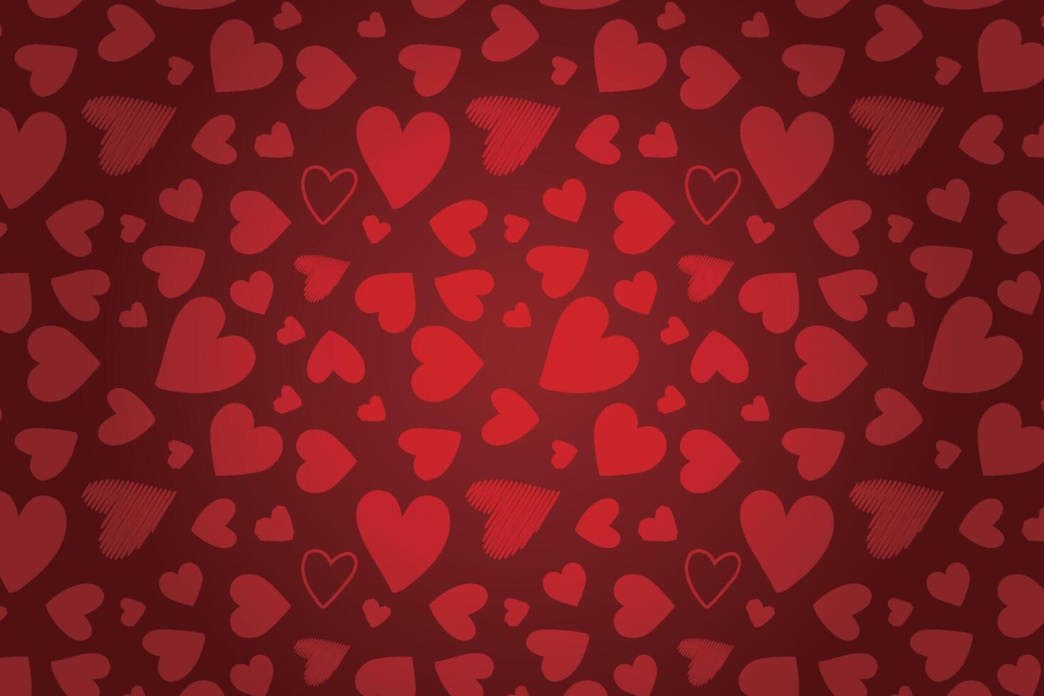 Happy Valentine's Day, Valentine's Day hearts background. vector