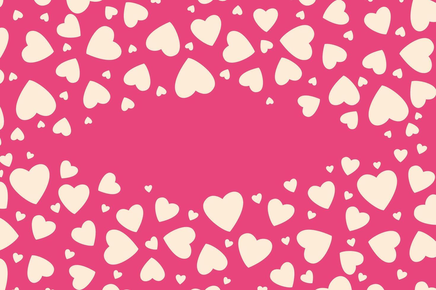 Happy Valentine's Day, Valentine's Day hearts background. vector