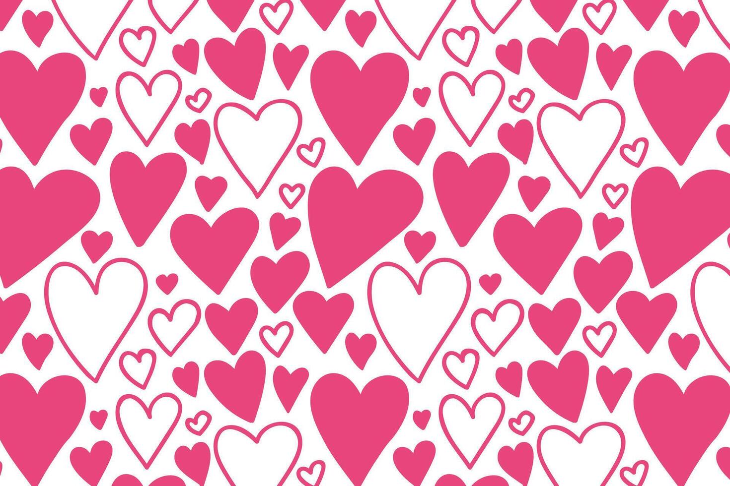 Happy Valentine's Day, Valentine's Day hearts background. vector