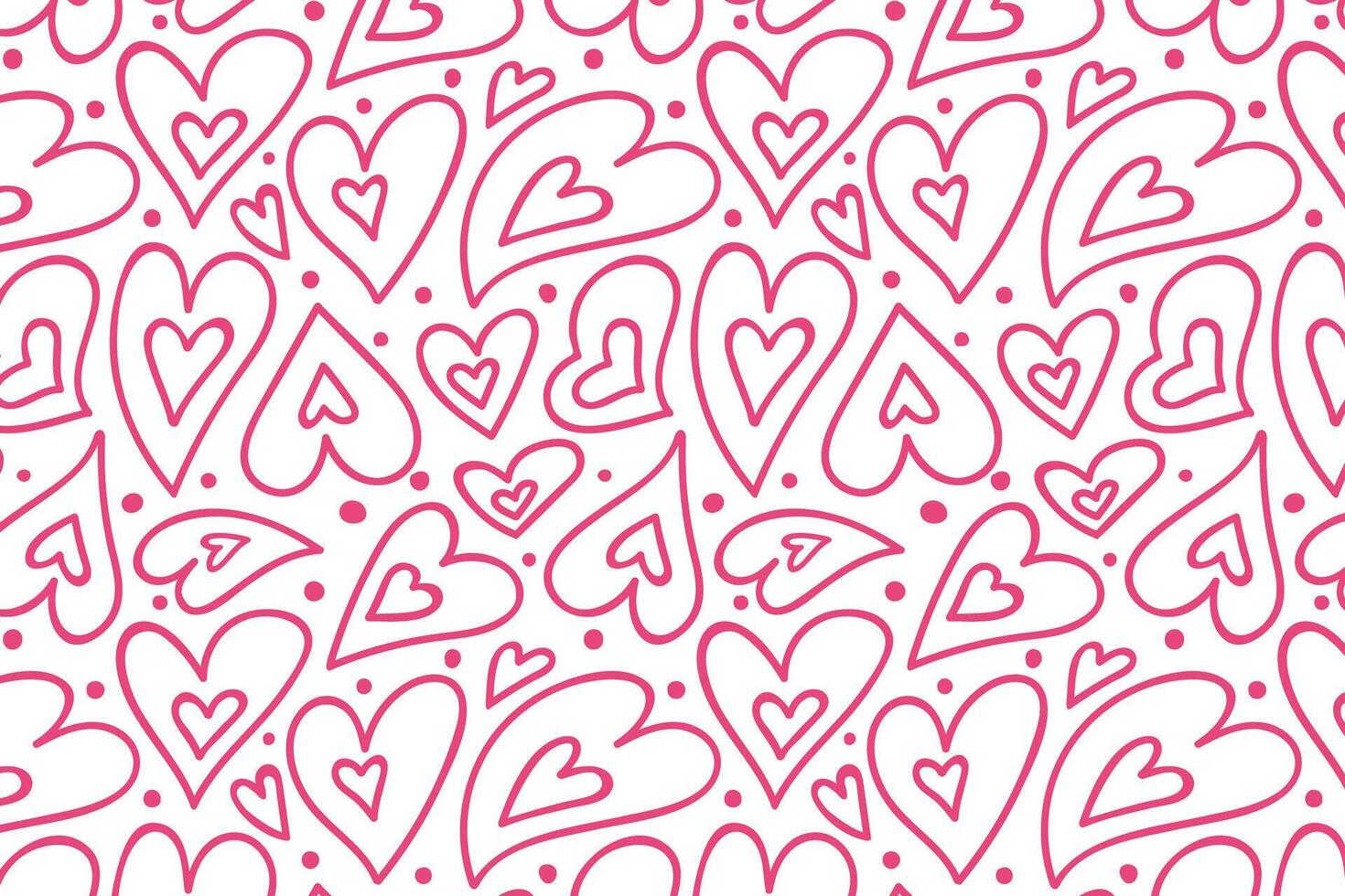 Happy Valentine's Day, Valentine's Day hearts background. vector