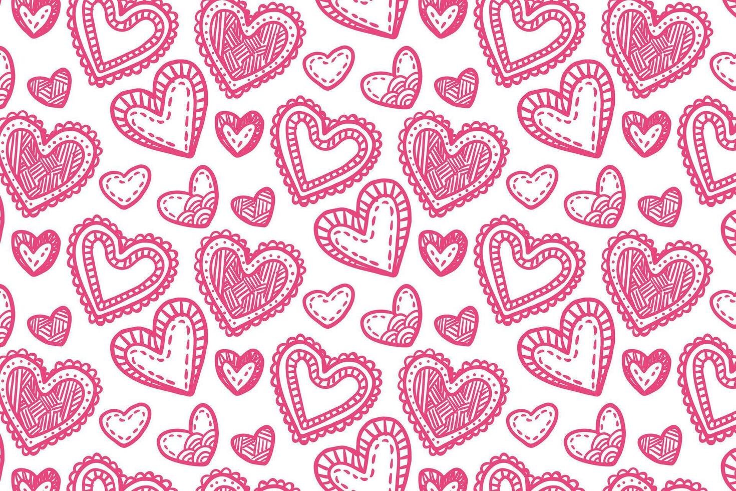 Happy Valentine's Day, Valentine's Day hearts background. vector