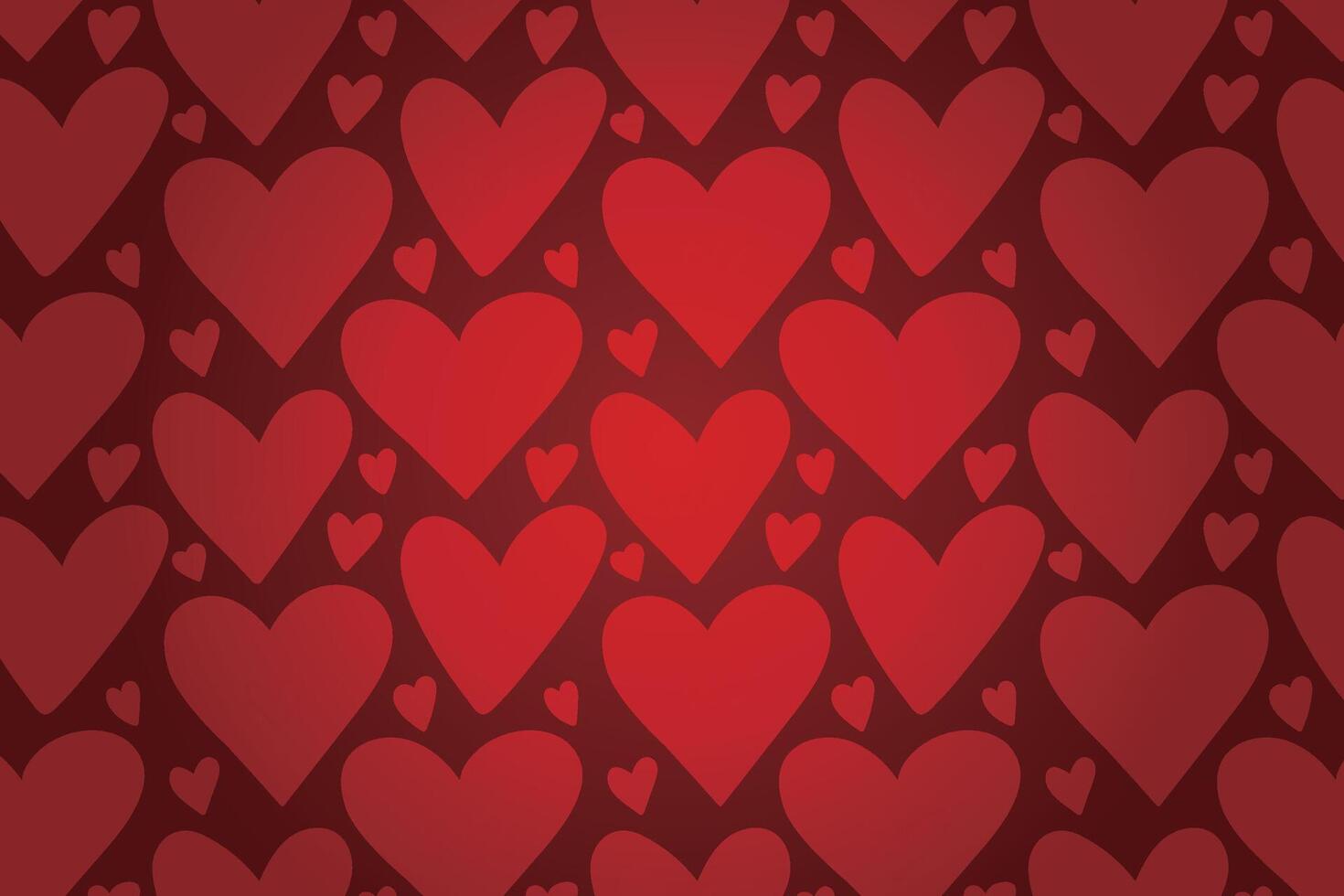 Happy Valentine's Day, Valentine's Day hearts background. vector