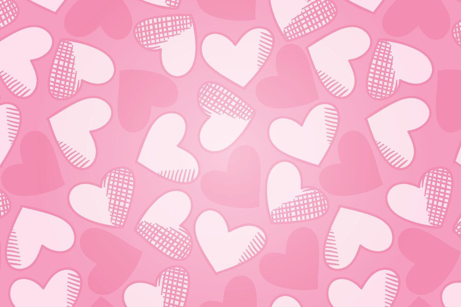 Happy Valentine's Day, Valentine's Day hearts background. vector