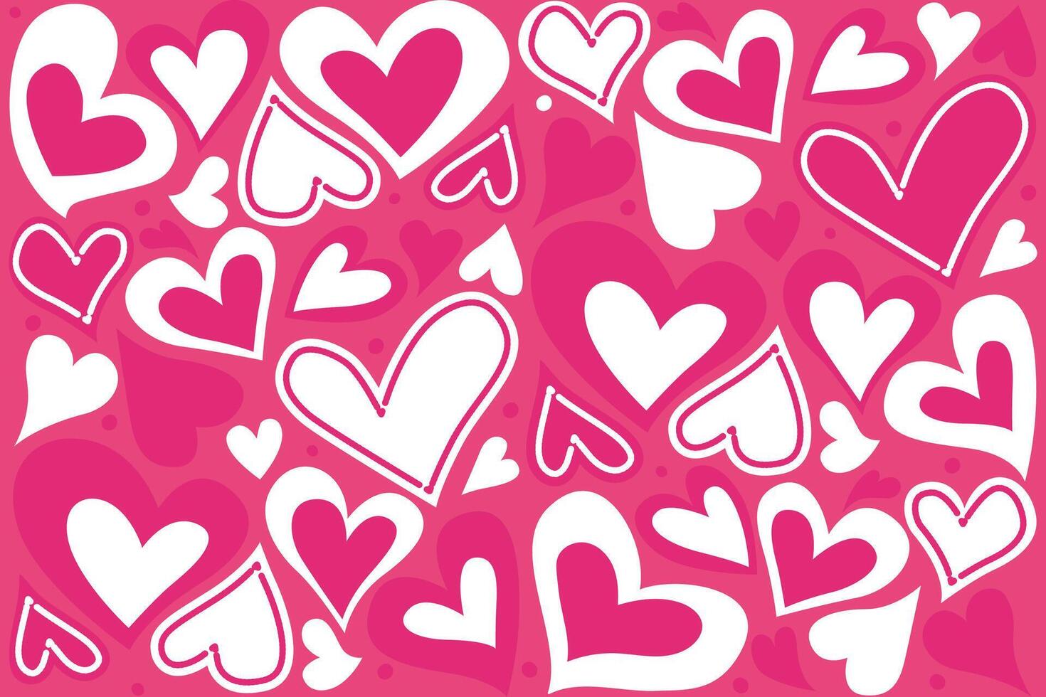 Happy Valentine's Day, Valentine's Day hearts background. vector