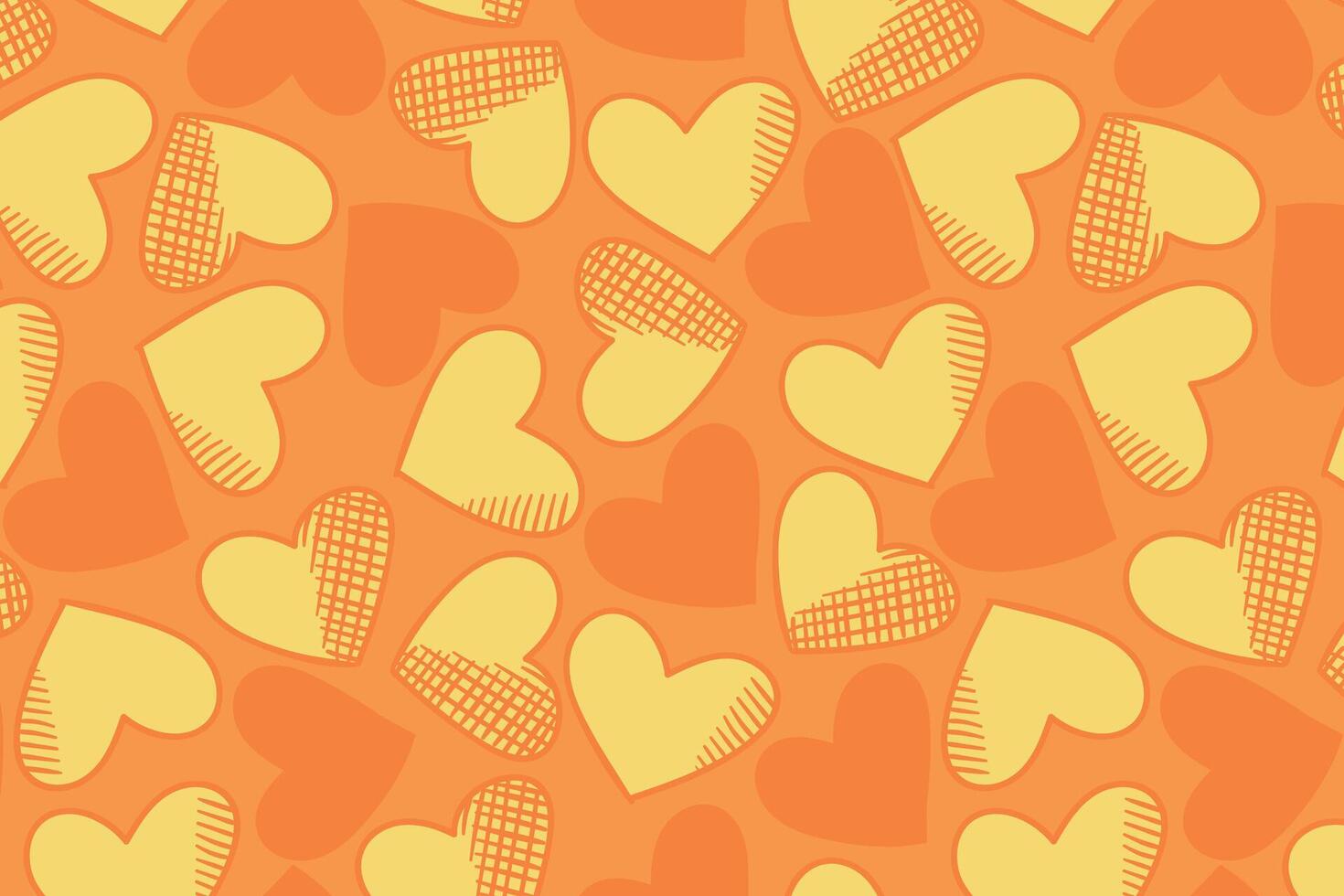 Happy Valentine's Day, Valentine's Day hearts background. vector