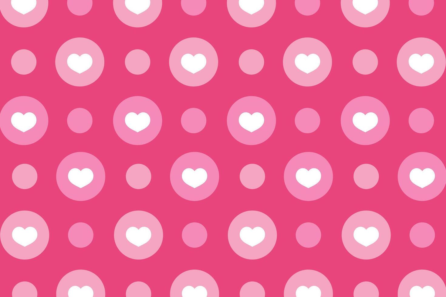 Vector love heart pattern, vector hand drawn Valentine's Day pattern, Valentine's Day background.