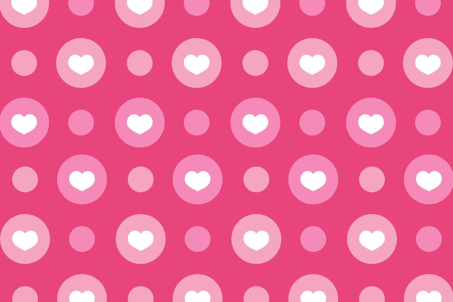 Vector love heart pattern, vector hand drawn Valentine's Day pattern, Valentine's Day background.