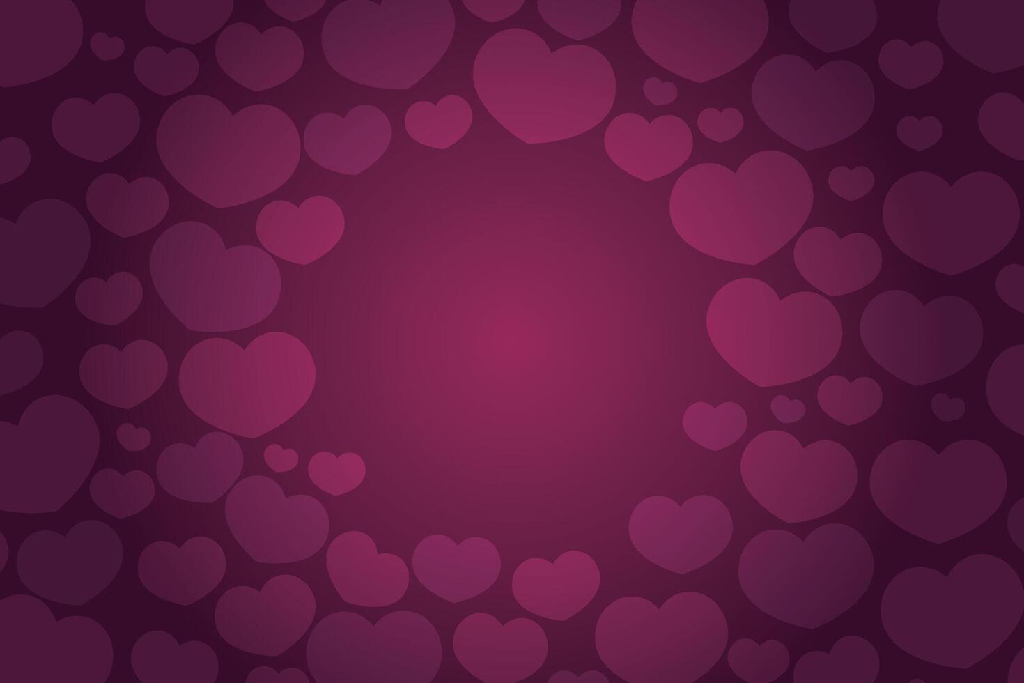 contento San Valentín día amor fondo, San Valentín día amor decoración vector