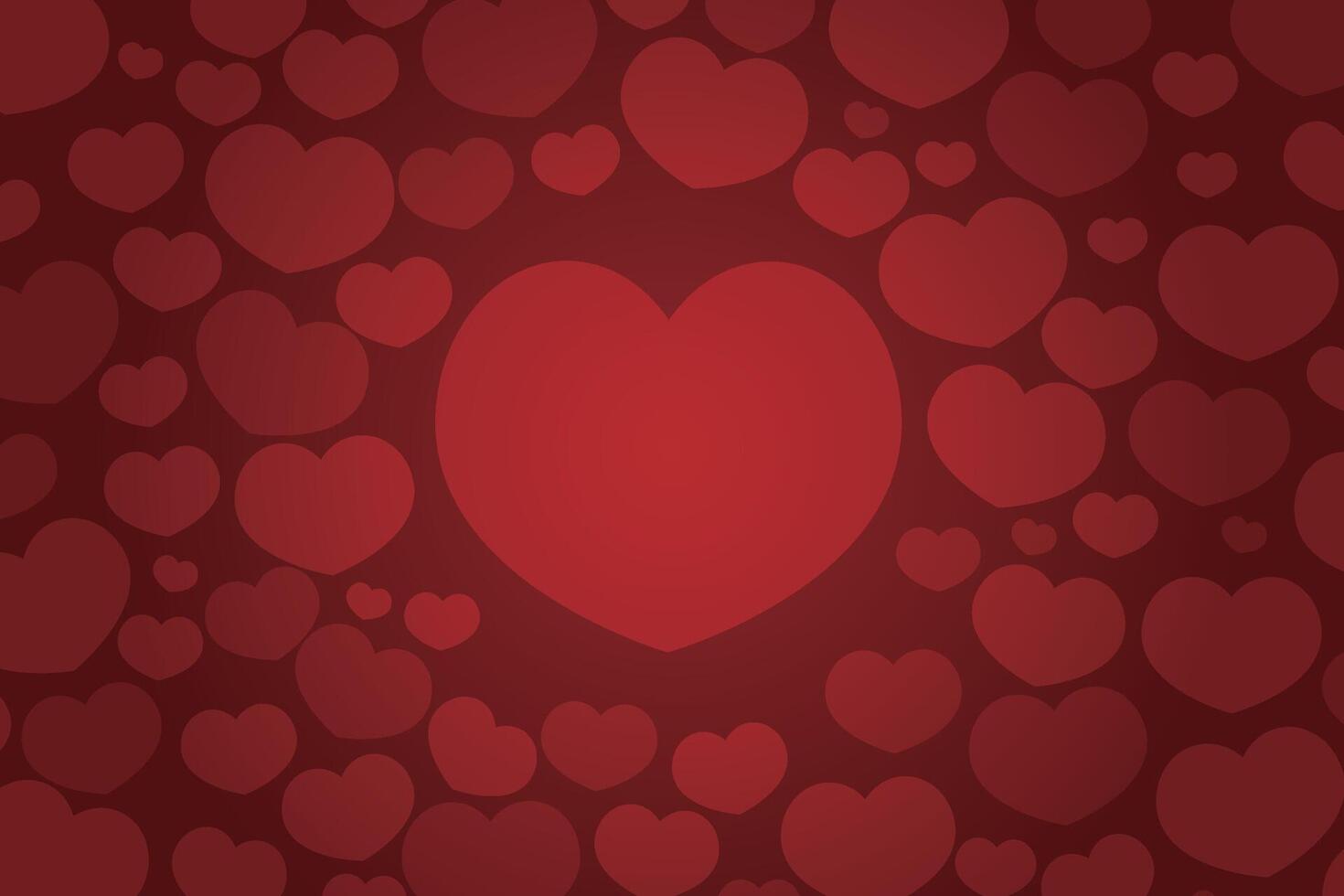 Happy Valentine's Day love background, Valentine's Day love decoration vector