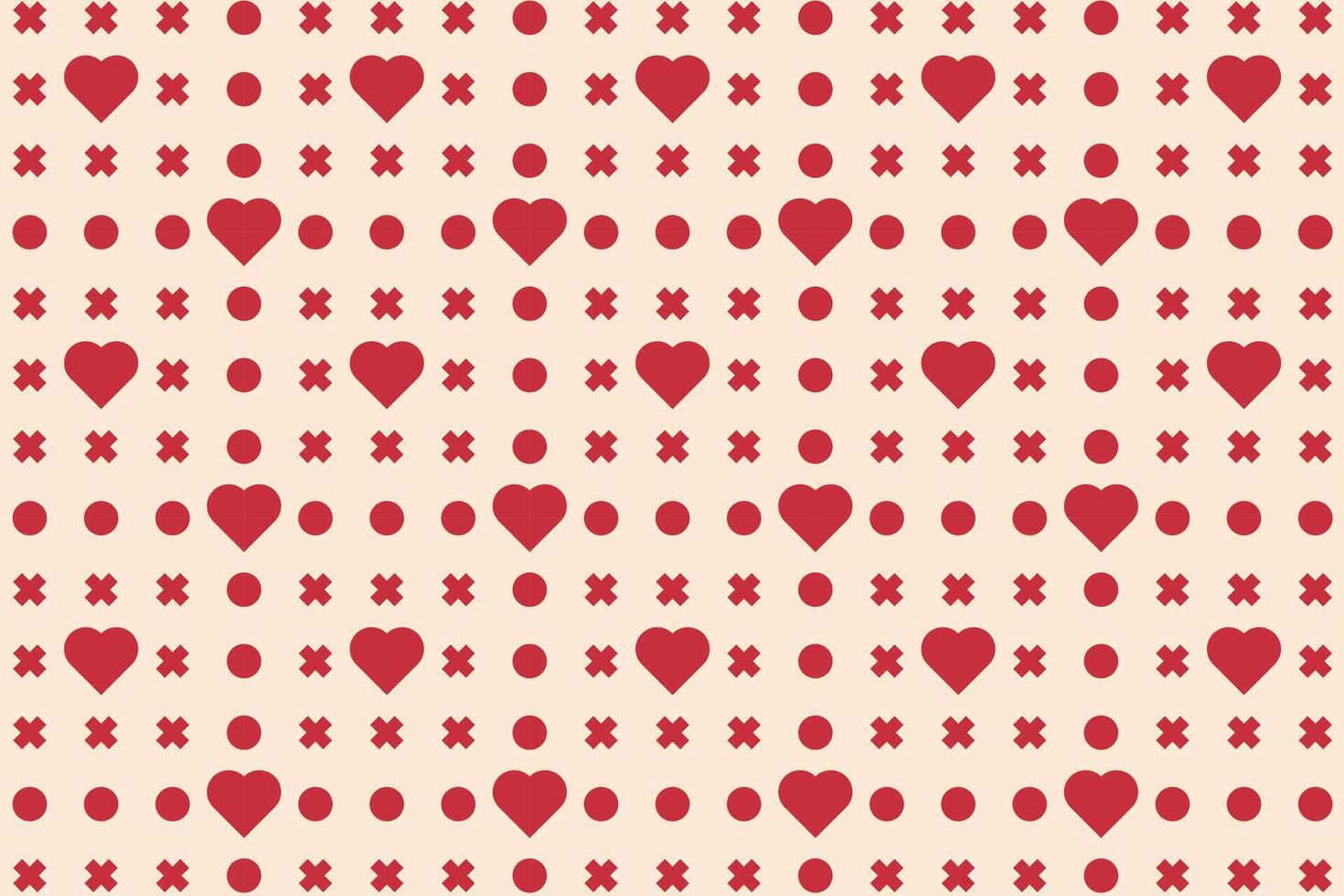 vector amor corazón patrón, vector mano dibujado San Valentín día patrón, San Valentín día antecedentes.