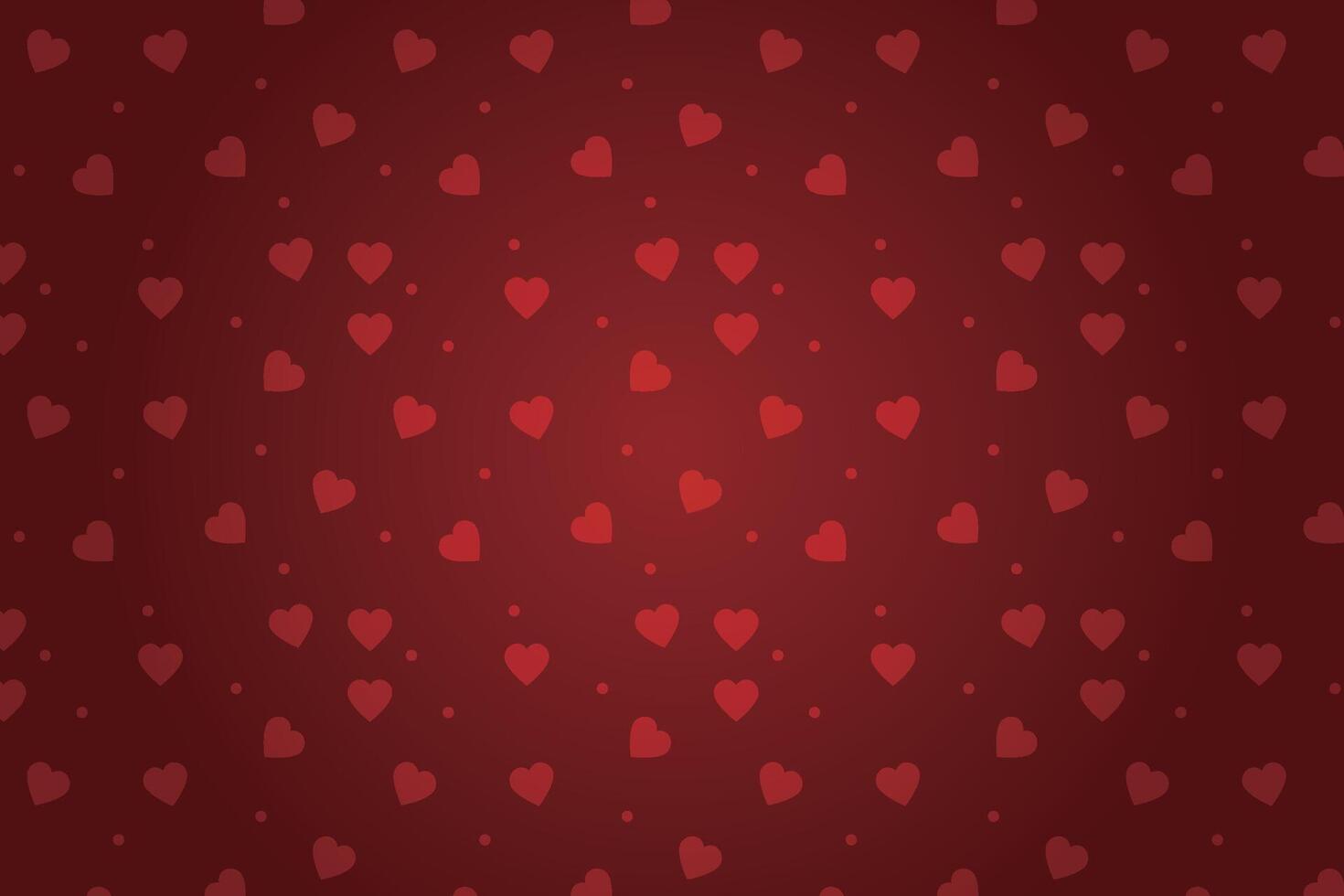 vector amor corazón patrón, vector mano dibujado San Valentín día modelo