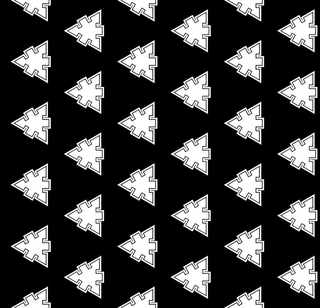 patrón abstracto sin costuras en blanco y negro. fondo y telón de fondo. diseño ornamental en escala de grises. vector