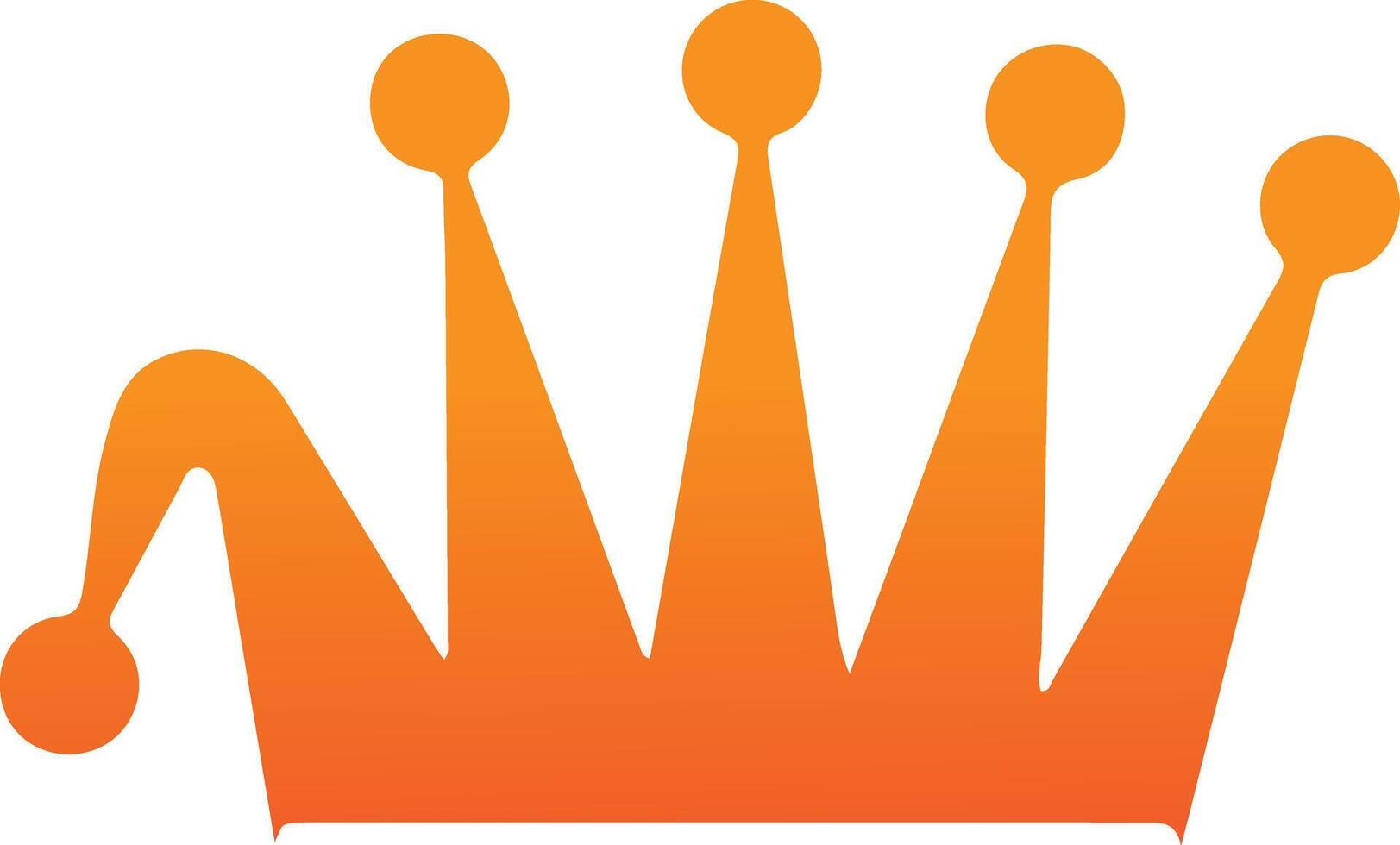 logo para Rey corona vector