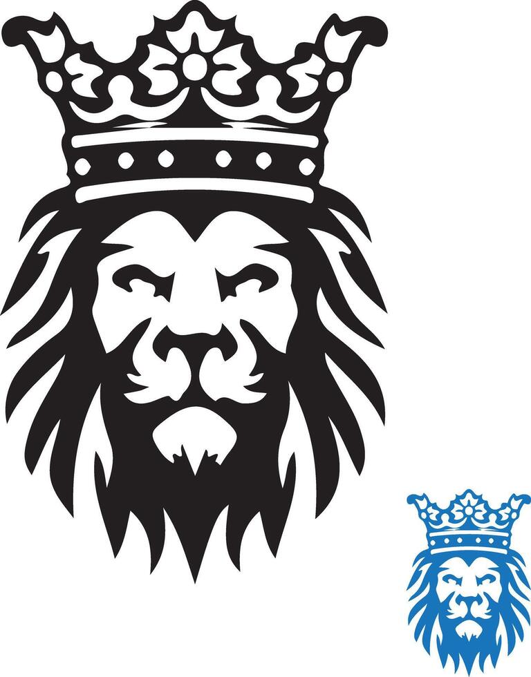 king logo design vector