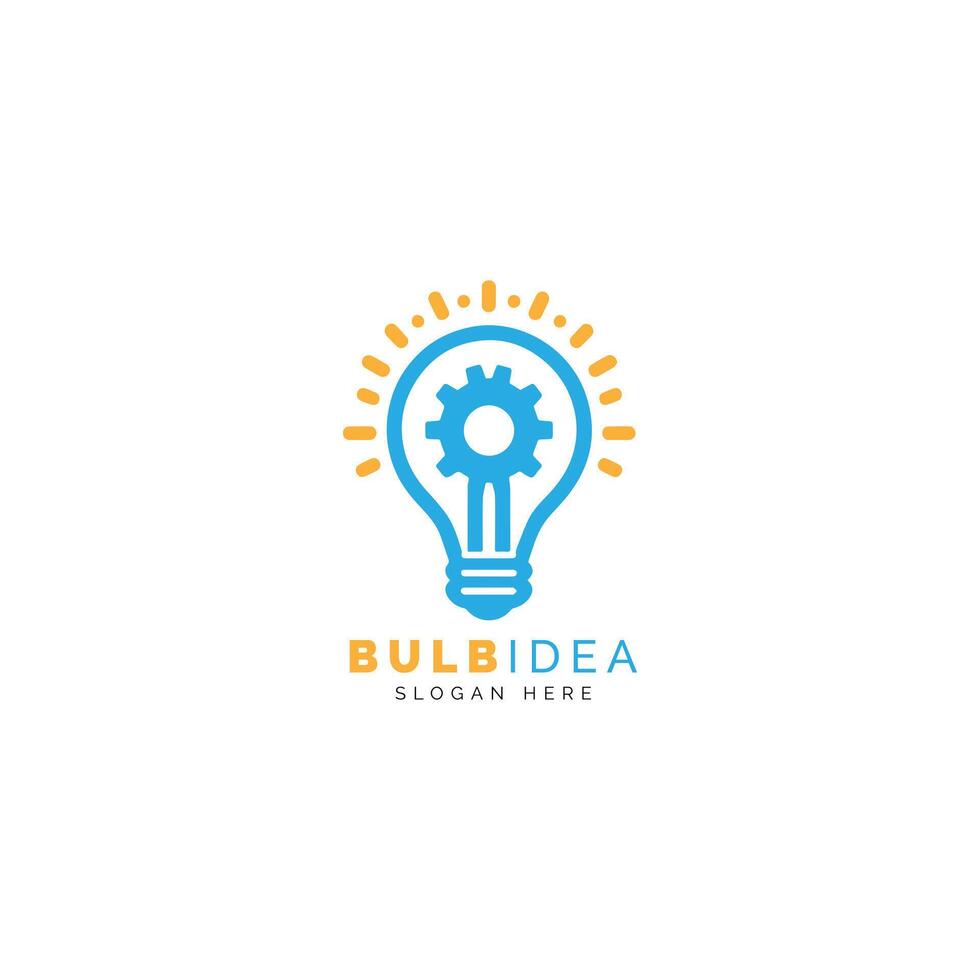 Creative Light Bulb Logo Emblem for Innovative Branding Concepts vector