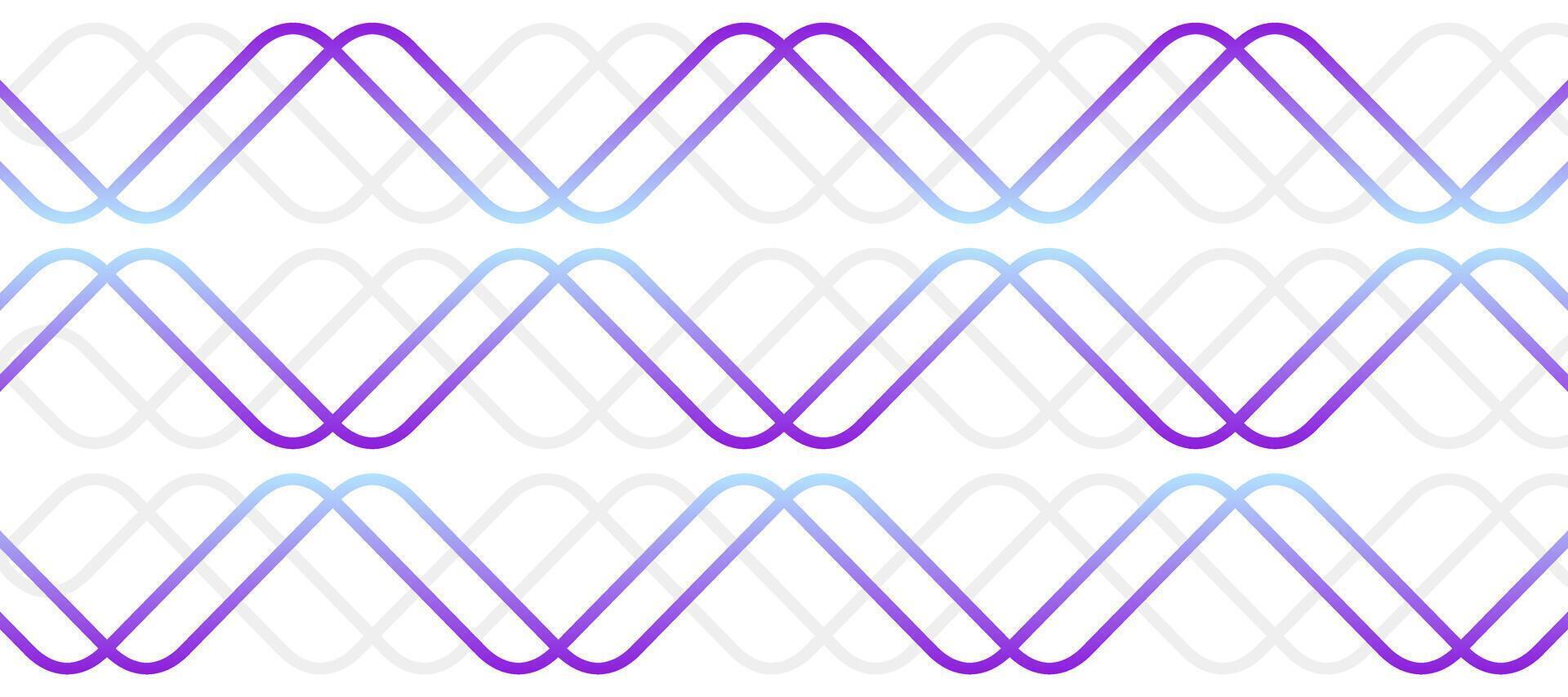 violet waves outline gradient decorative design background vector
