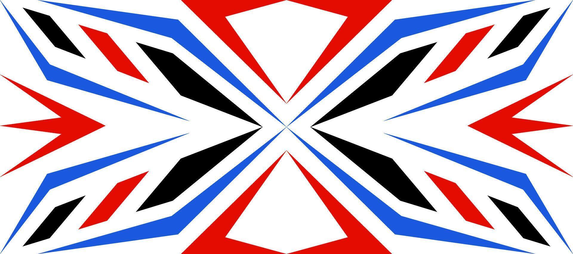 cyborg technology red blue geometric design background vector