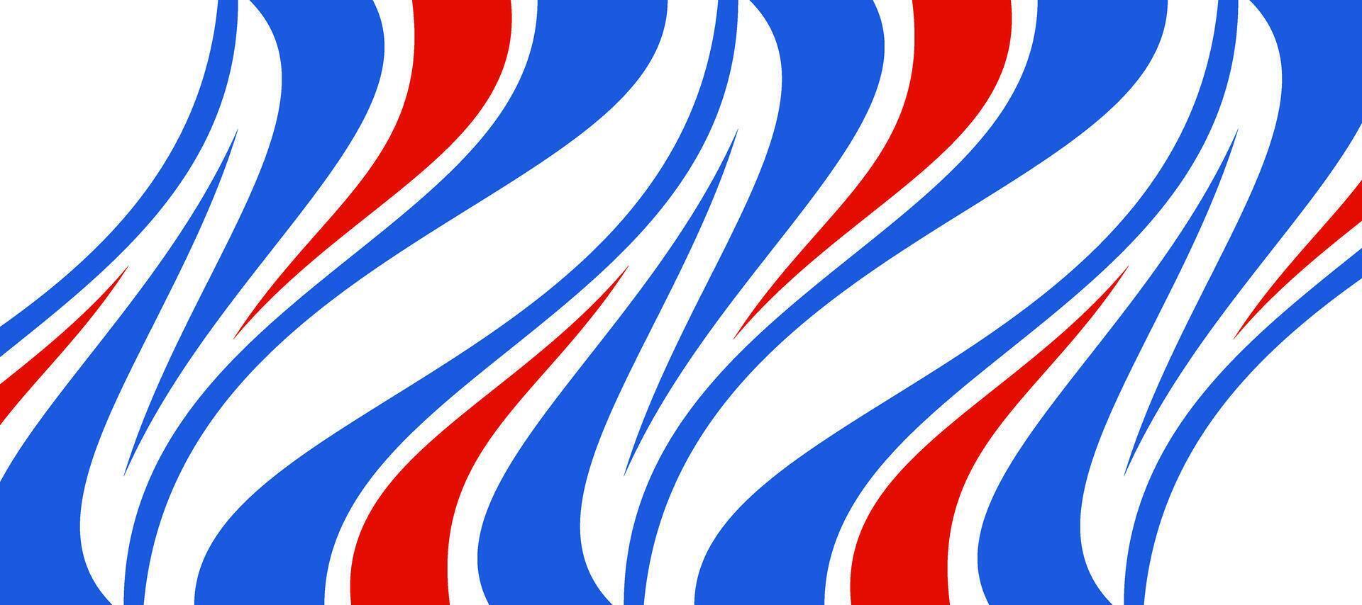 wavy swirl red blue design background vector